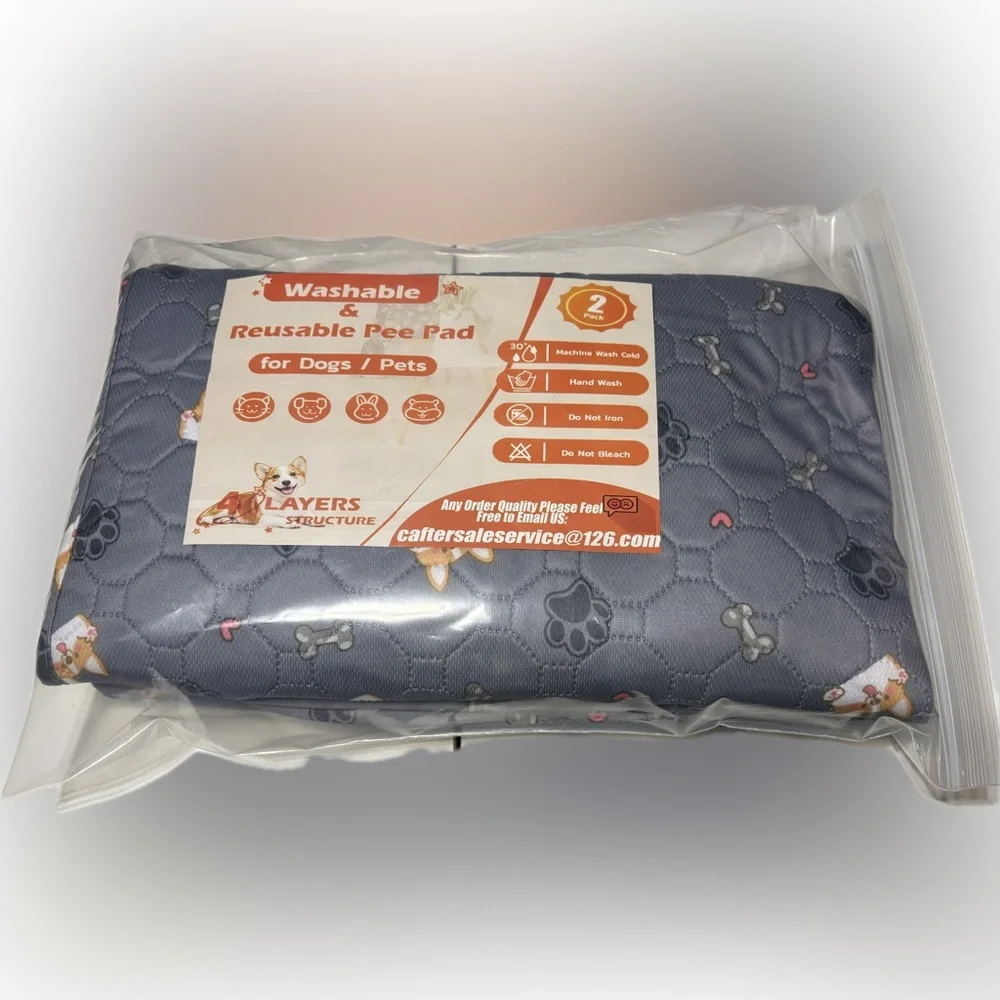 Set of 2 Reusable Pet Pee Pads